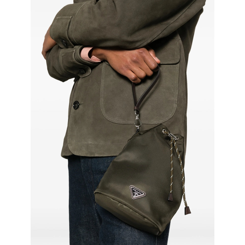 Prada Green Clutch Bags Men