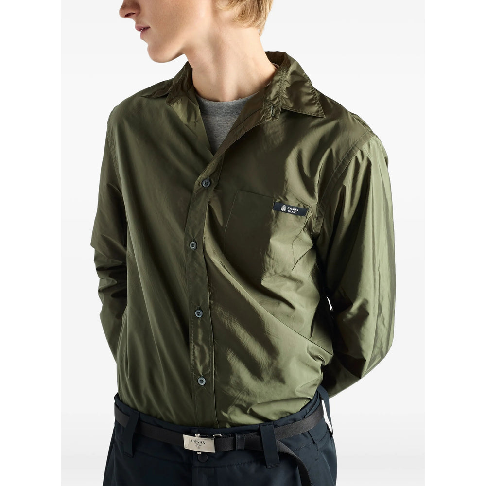 Prada Prada Green Shirts Men
