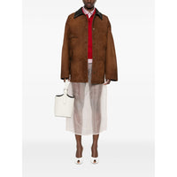 Prada Brown Jackets - Leather Jackets Women