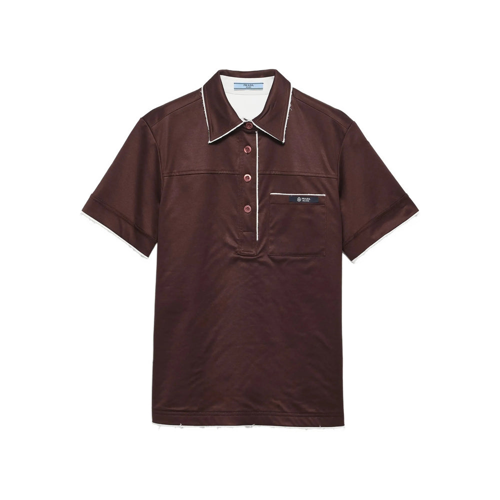 Prada Brown Tops - Polo Tops Women