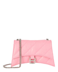 Balenciaga Womens Xs Quilted Crush Leather Shoulder Bag