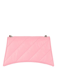 Balenciaga Womens Xs Quilted Crush Leather Shoulder Bag