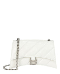 Balenciaga Womens Crush Xs Quilted Chain Shoulder Bag