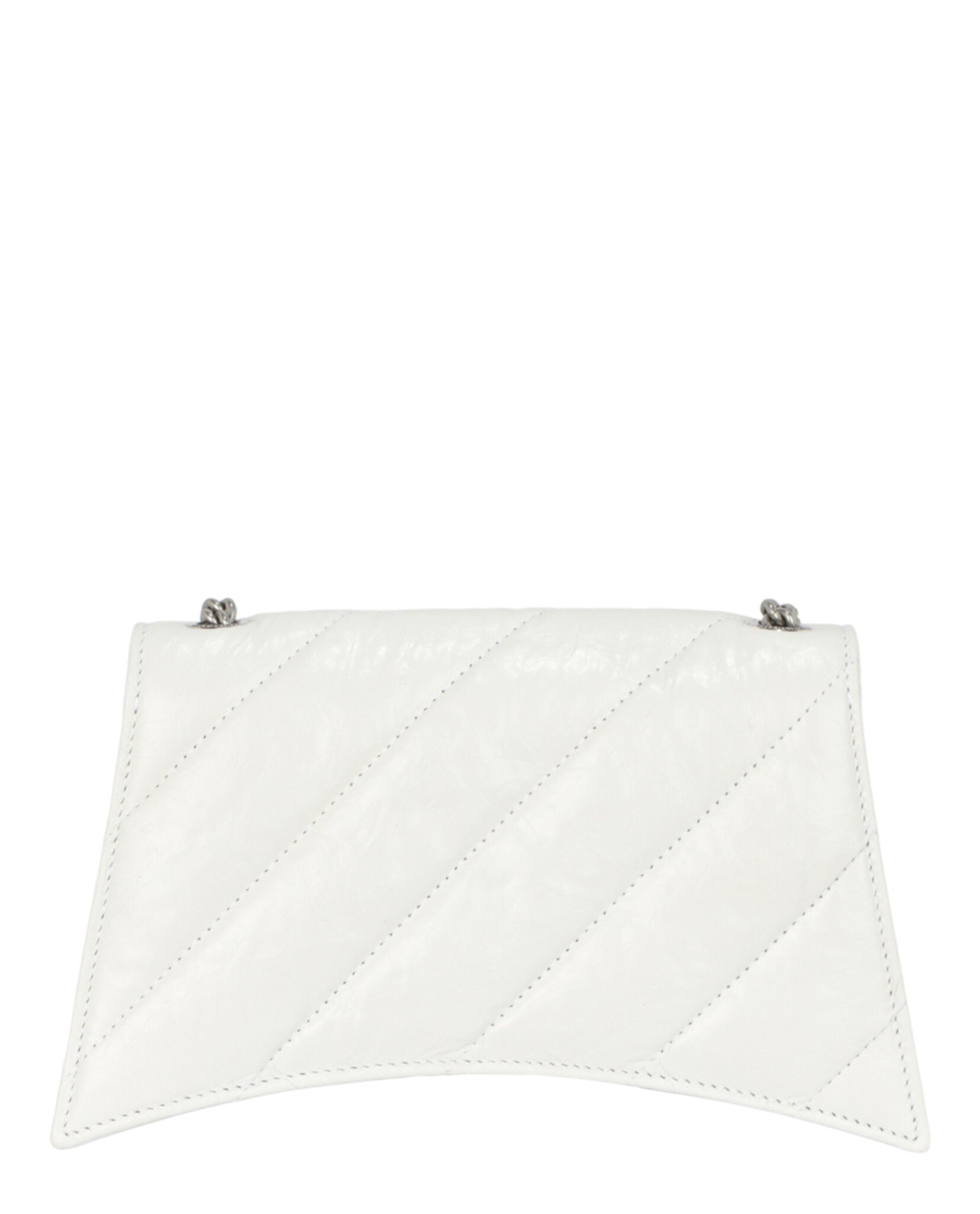 Balenciaga Womens Crush Xs Quilted Chain Shoulder Bag