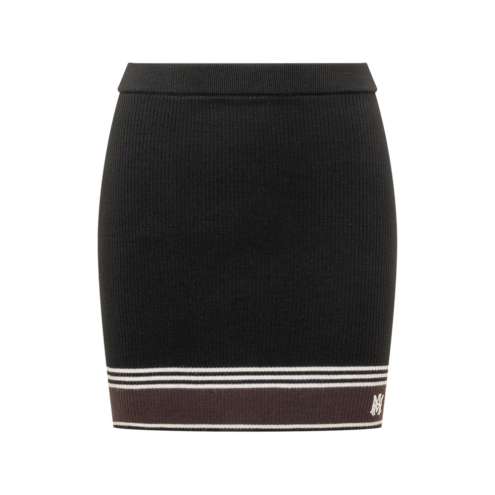 Amiri Amiri Black Skirts - Fitted Skirts Women