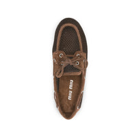 Miu Miu Miu Miu Brown Loafers Women