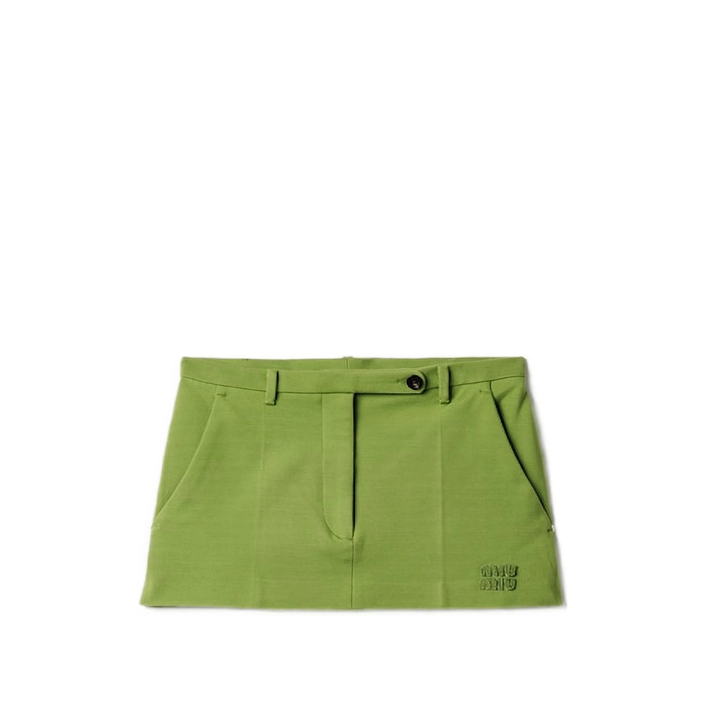 Miu Miu Green Skirts - Straight Skirts Women