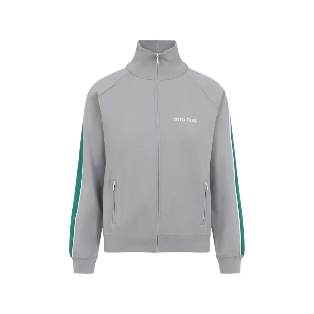 Miu Miu Miu Miu Grey Tops - Sweatshirts Women