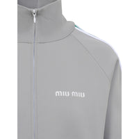 Miu Miu Miu Miu Grey Tops - Sweatshirts Women