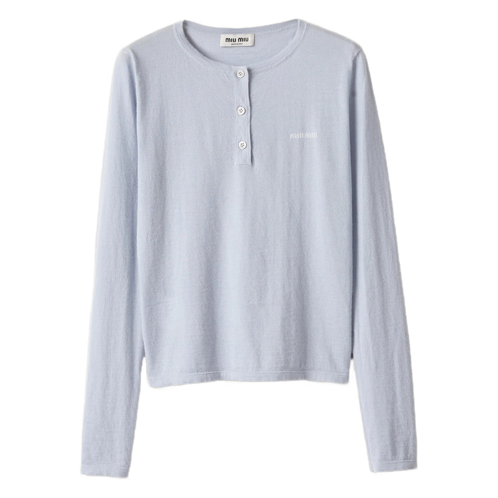 Miu Miu Blue Tops - T-Shirts & Jerseys Women