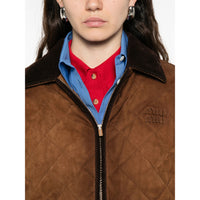 Miu Miu Brown Jackets - Bomber Jackets Women