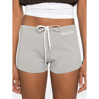 Miu Miu Grey Shorts - Short Shorts Women