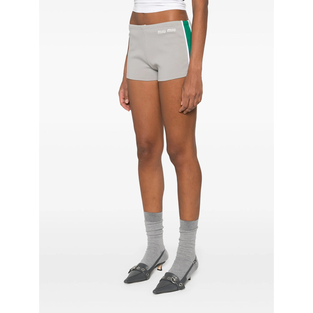 Miu Miu Grey Shorts - Short Shorts Women