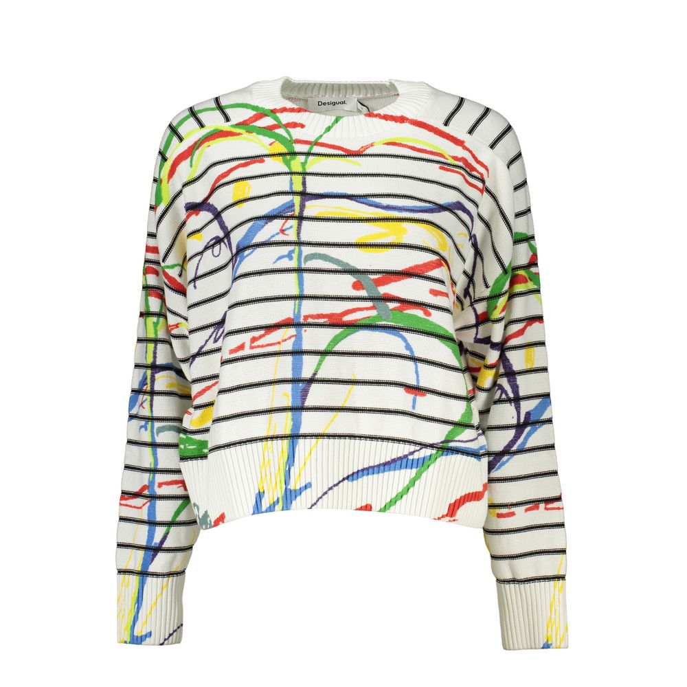 Desigual Desigual White Cotton Women's Sweater