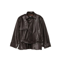 Rotate Brown Jackets - Leather Jackets Women
