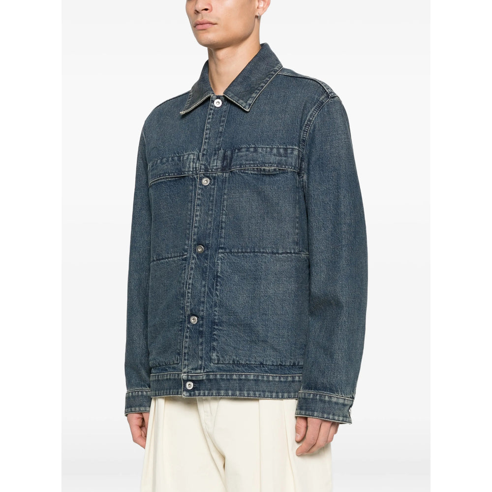 Jil Sander Blue Jackets - Denim Jackets Men