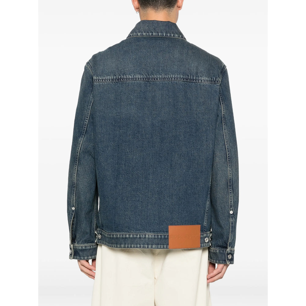 Jil Sander Blue Jackets - Denim Jackets Men