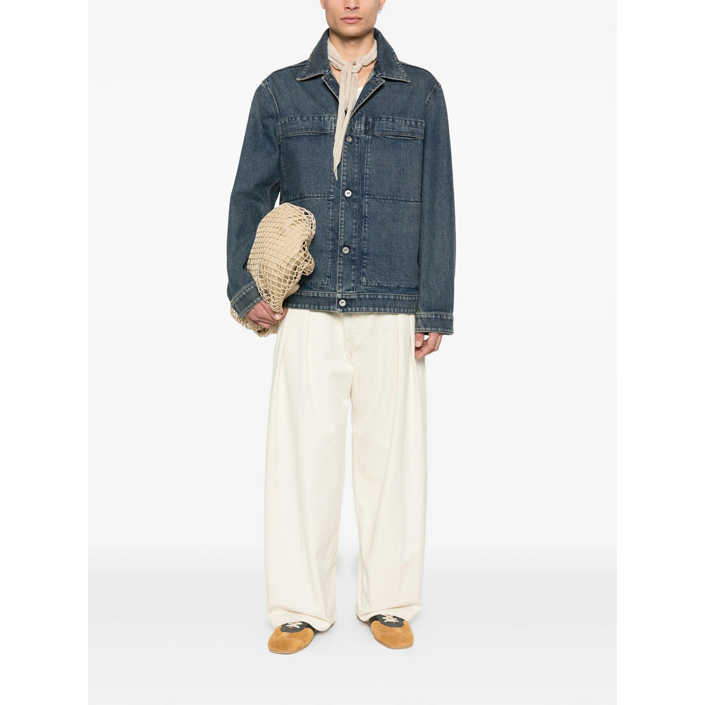 Jil Sander Blue Jackets - Denim Jackets Men