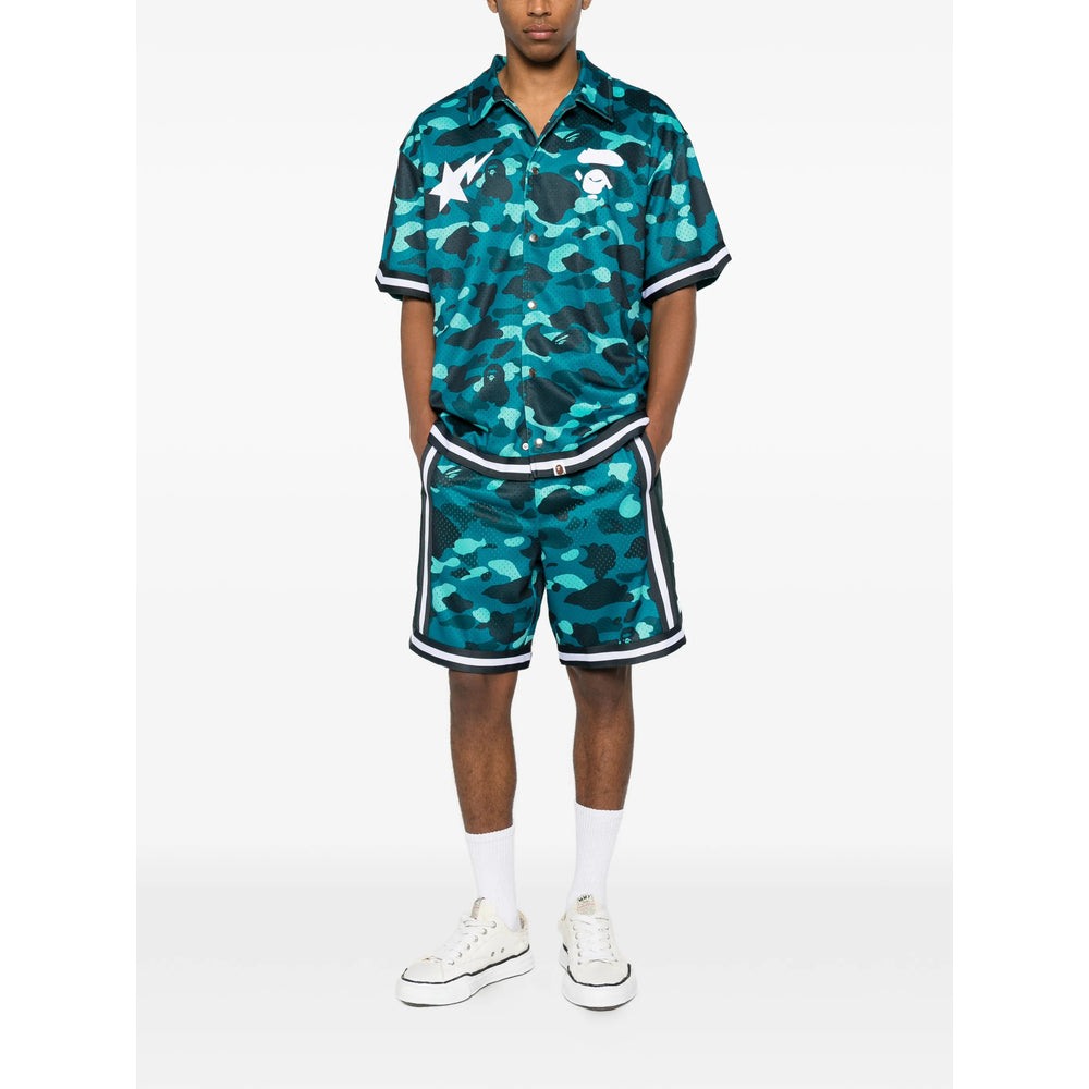 A Bathing Ape® Green Shorts - Track & Running Shorts Men