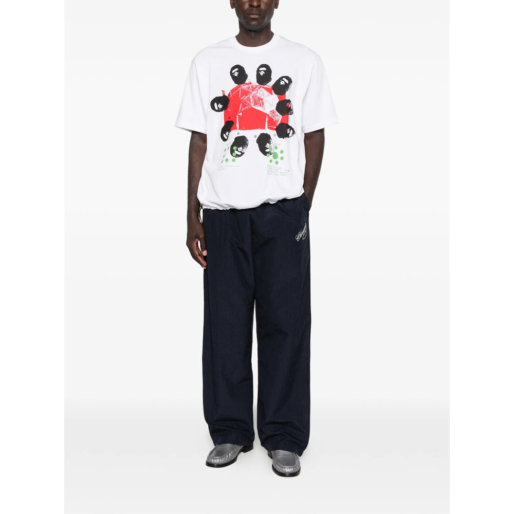 A Bathing Ape® White Performance Tops - Performance T-Shirts & Vests Men