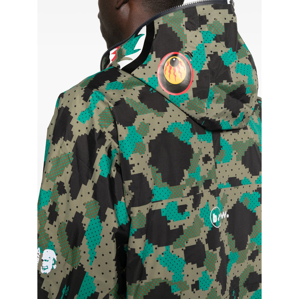 A Bathing Ape® Green Performance Jackets - Lightweight Jackets Men