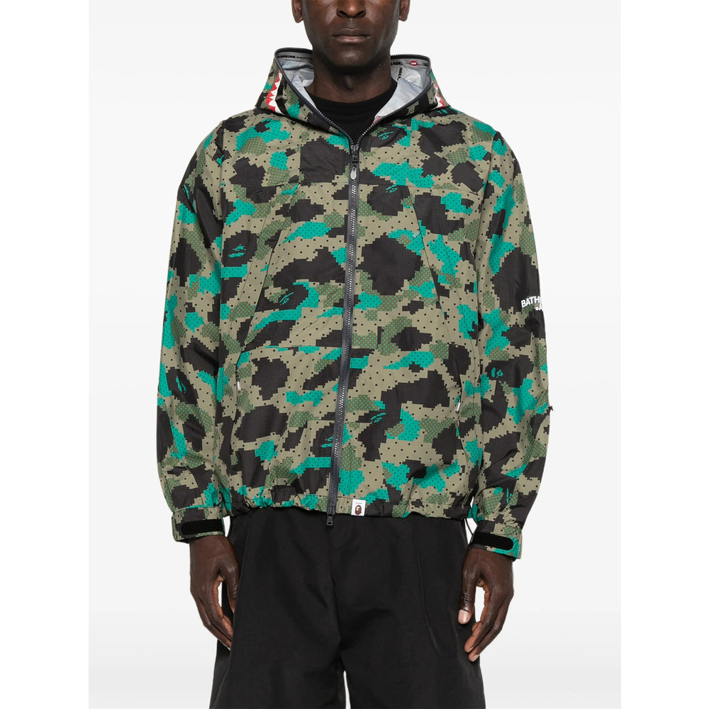 A Bathing Ape® Green Performance Jackets - Lightweight Jackets Men