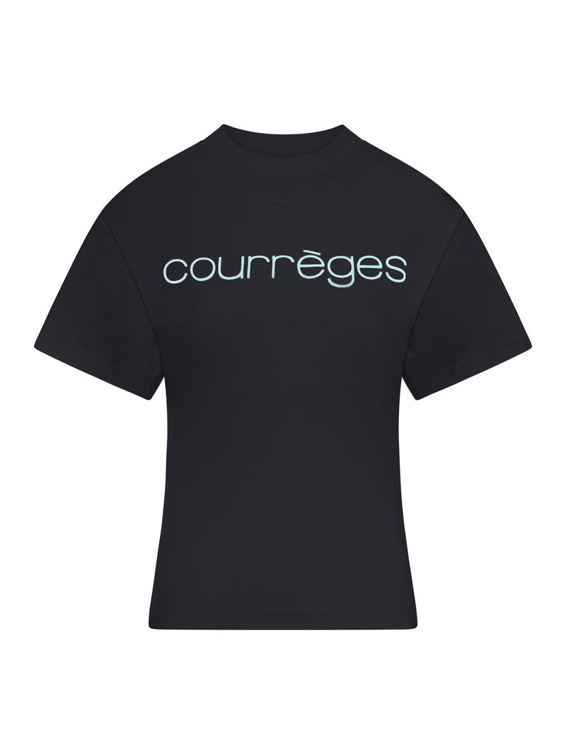 Courreges Women Cotton T-Shirt With Print