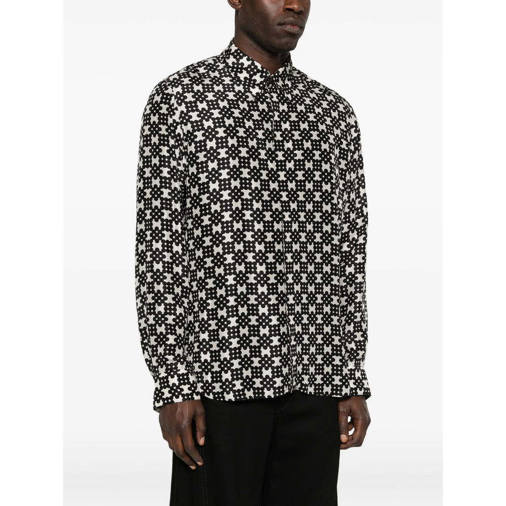 Dries Van Noten Black Shirts Men
