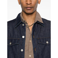 Dries Van Noten Blue Shirts Men