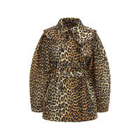 Ganni Ganni Brown Coats - Trench & Raincoats Women