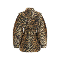 Ganni Ganni Brown Coats - Trench & Raincoats Women