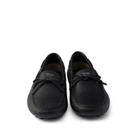 Prada Prada Black Boat Shoes Men