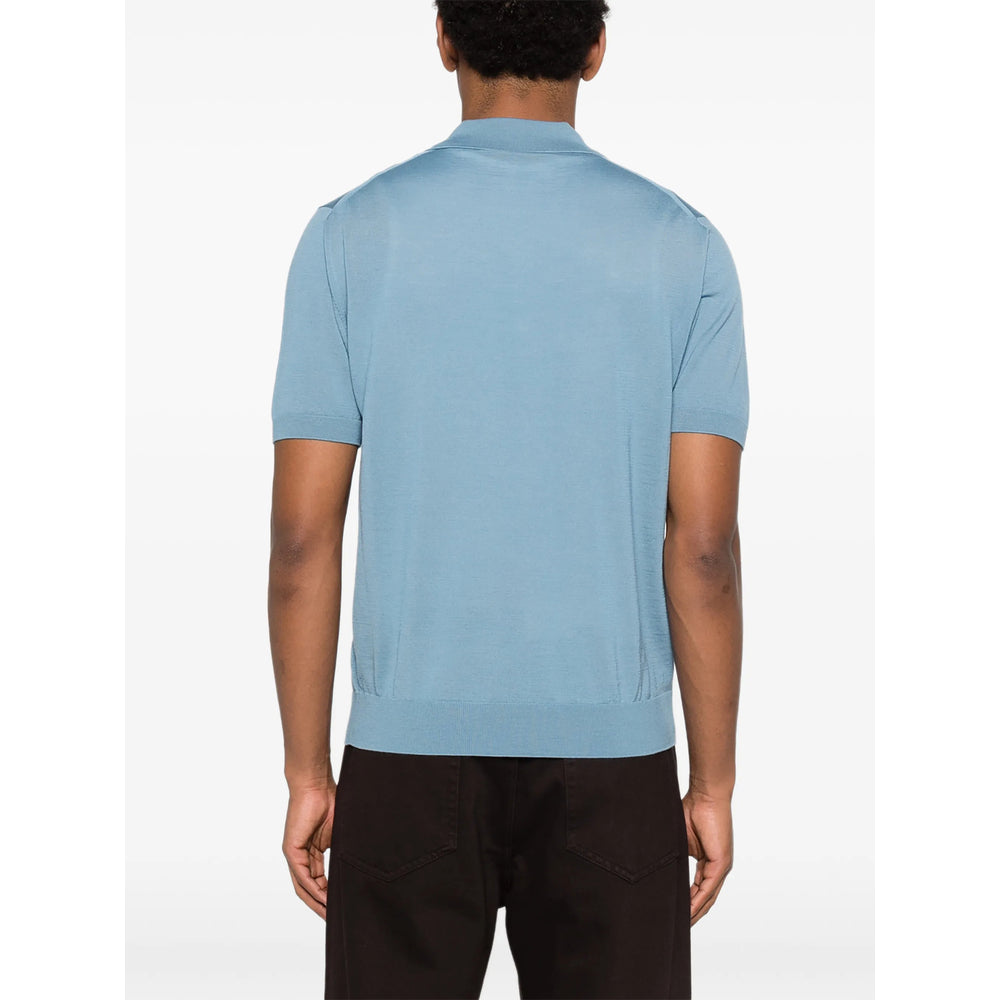 Prada Blue Polo Shirts Men