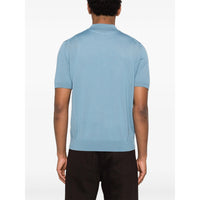 Prada Blue Polo Shirts Men