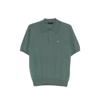 Prada Green Polo Shirts Men