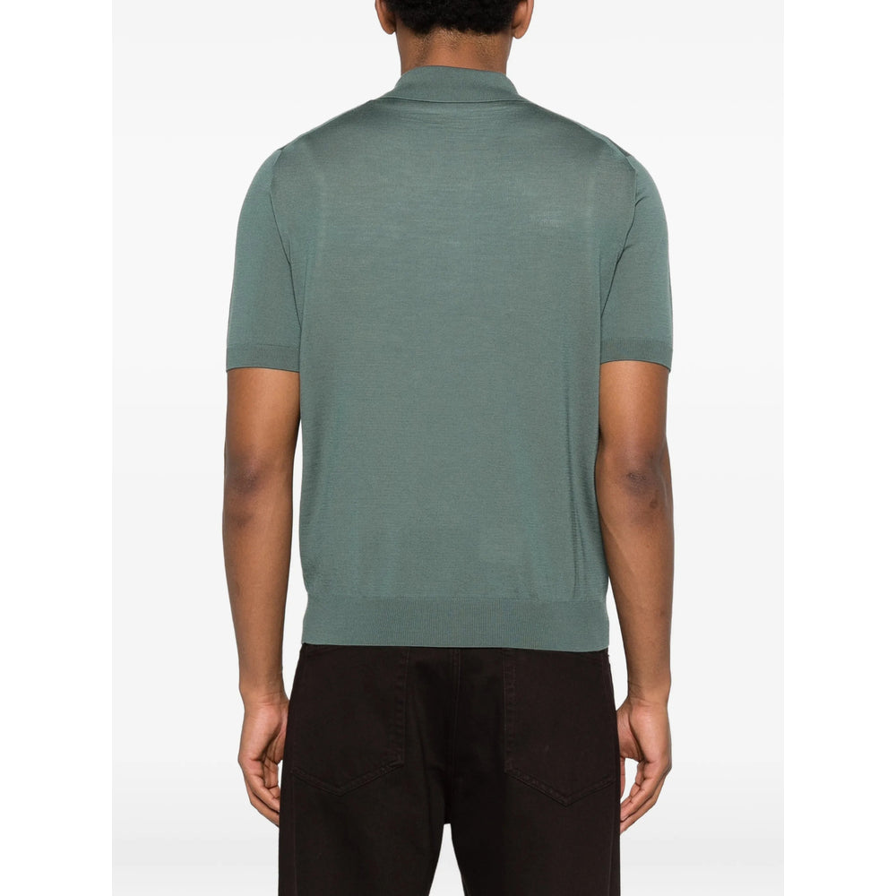 Prada Green Polo Shirts Men