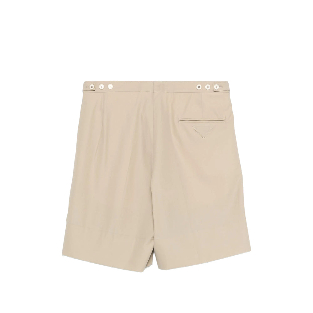 Prada Neutrals Shorts - Tailored Shorts Men