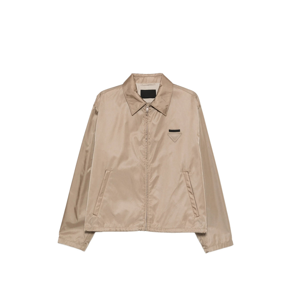 Prada Neutrals Jackets - Lightweight Jackets Men