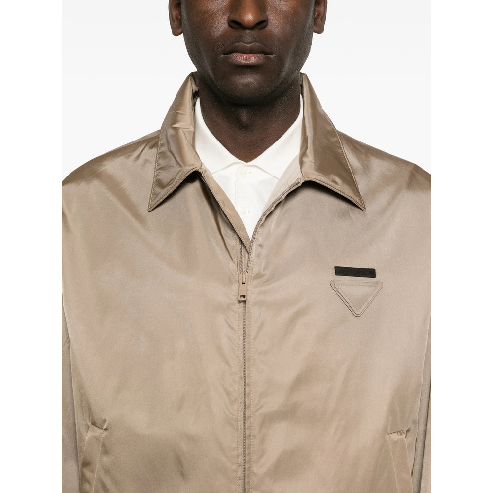 Prada Neutrals Jackets - Lightweight Jackets Men