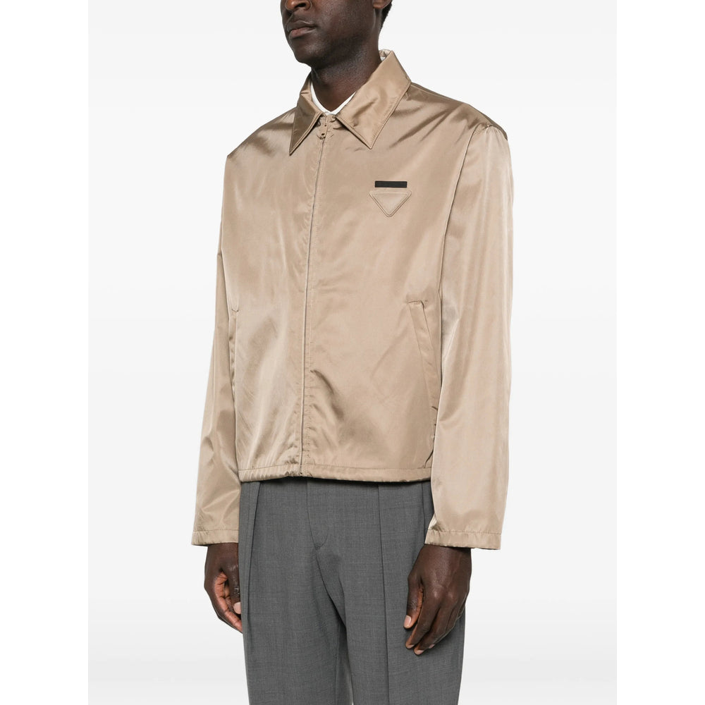 Prada Neutrals Jackets - Lightweight Jackets Men