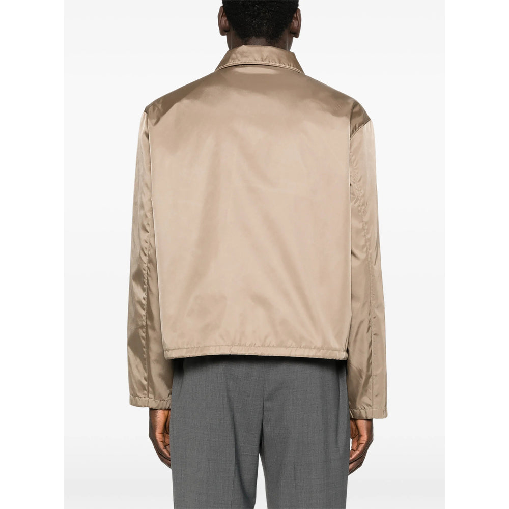 Prada Neutrals Jackets - Lightweight Jackets Men