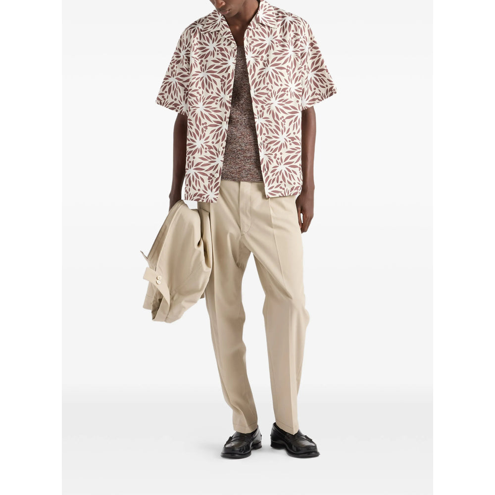 Prada Neutrals Shirts Men