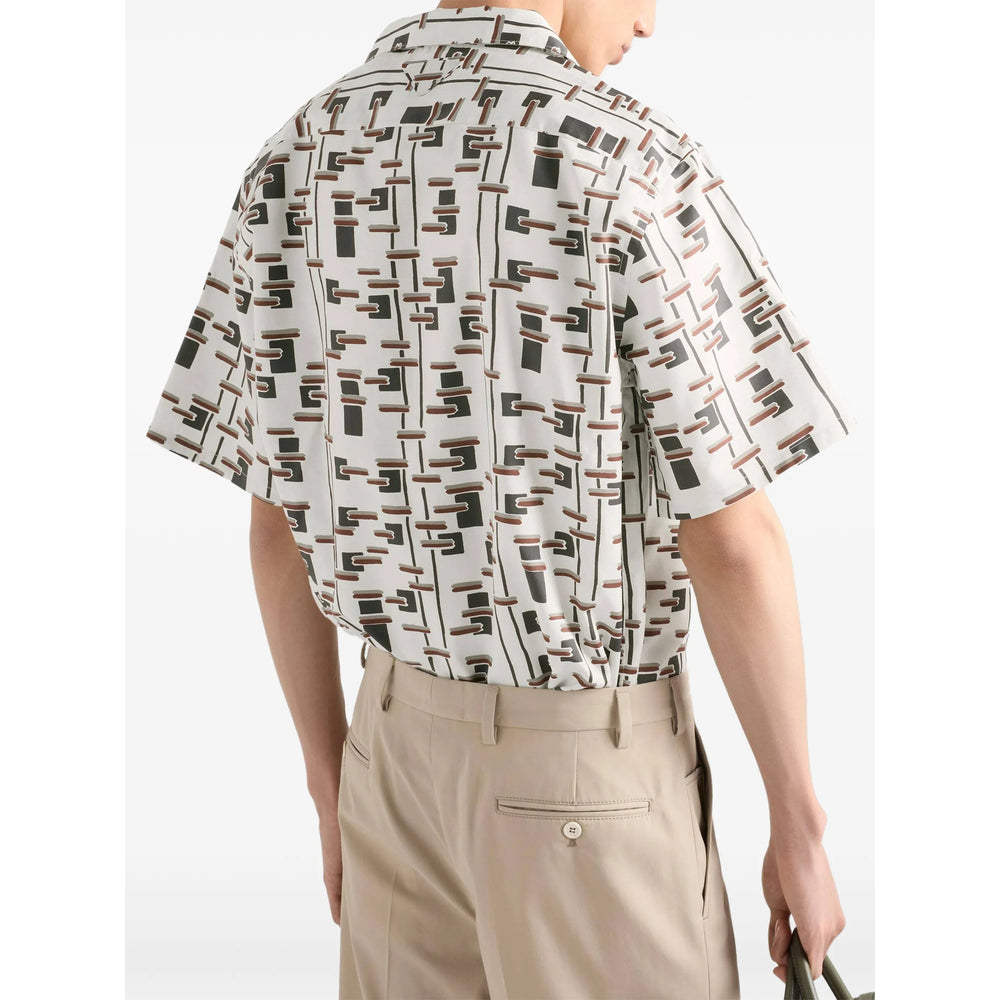 Prada Neutrals Shirts Men