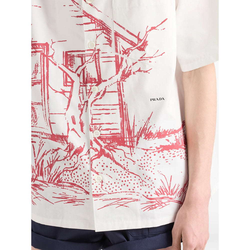Prada White Shirts Men