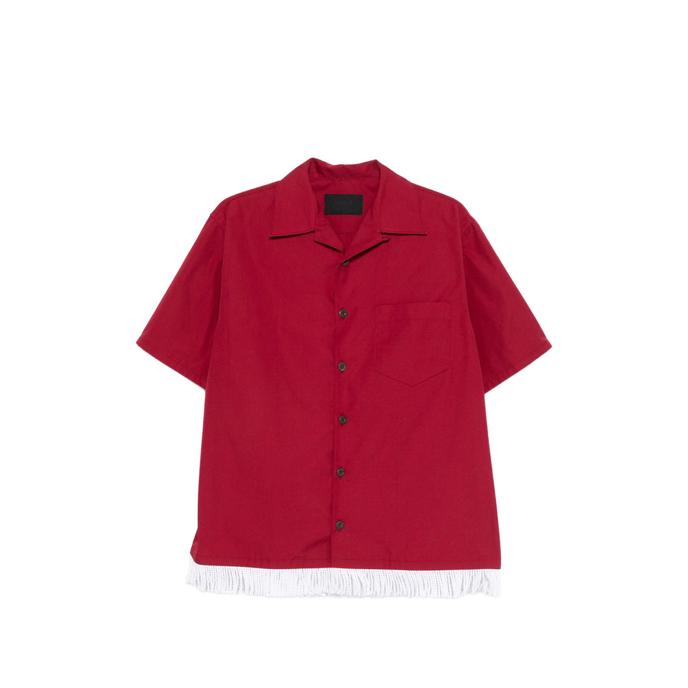 Prada Red Shirts Men
