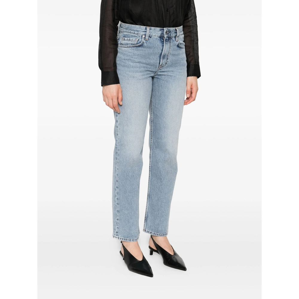 Toteme Toteme Blue Denim - Straight-Leg Jeans Women