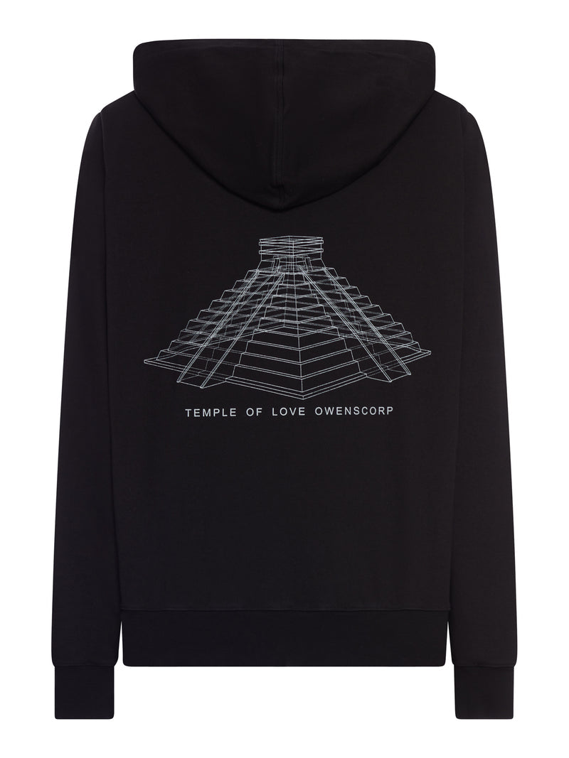 Rick Owens Rick Owens Men Cotton Hoodie With Graphic Print