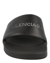 Balenciaga Balenciaga Womens Pool Strass Slides