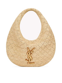 Saint Laurent Saint Laurent Women Icare Raffia Hobo Bag