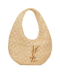 Saint Laurent Saint Laurent Women Icare Raffia Hobo Bag